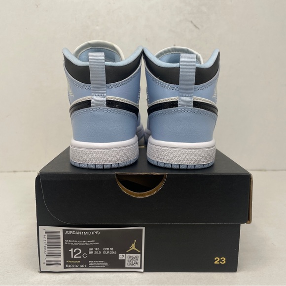 Nike Air Jordan 1 Retro Mid PS “Ice Blue” 2023 - Picture 4 of 4